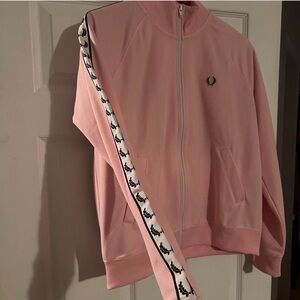Fred Perry pink jacket NWT size US 12 women’s UK 16
